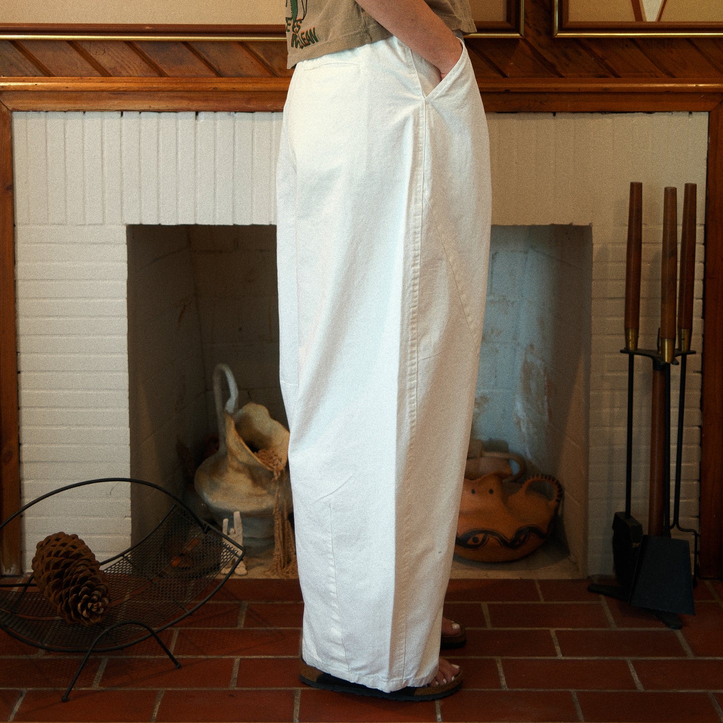 Cotton Barrel Pants