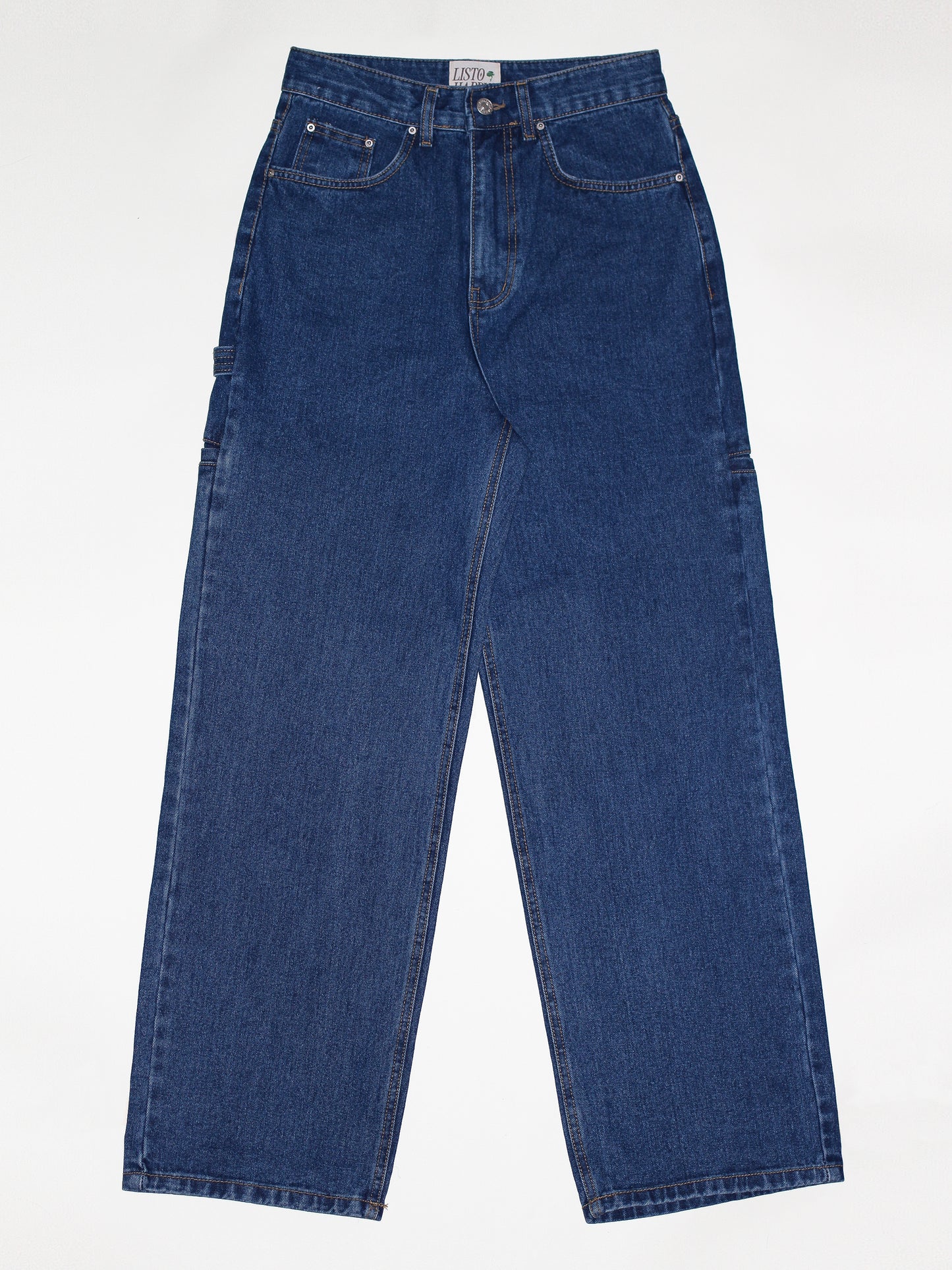 Rigid Denim Carpenter Pants