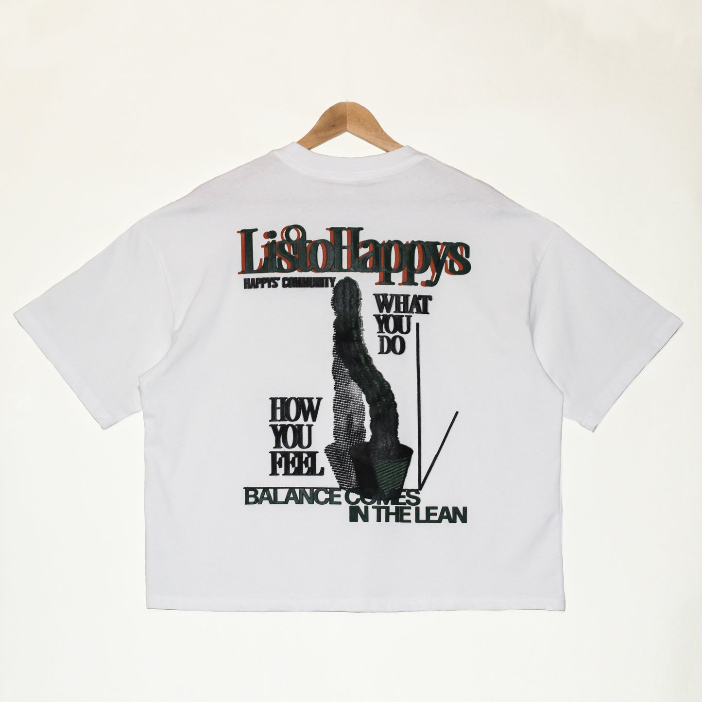 Lean On Cotton Crop Boxy T-Shirt