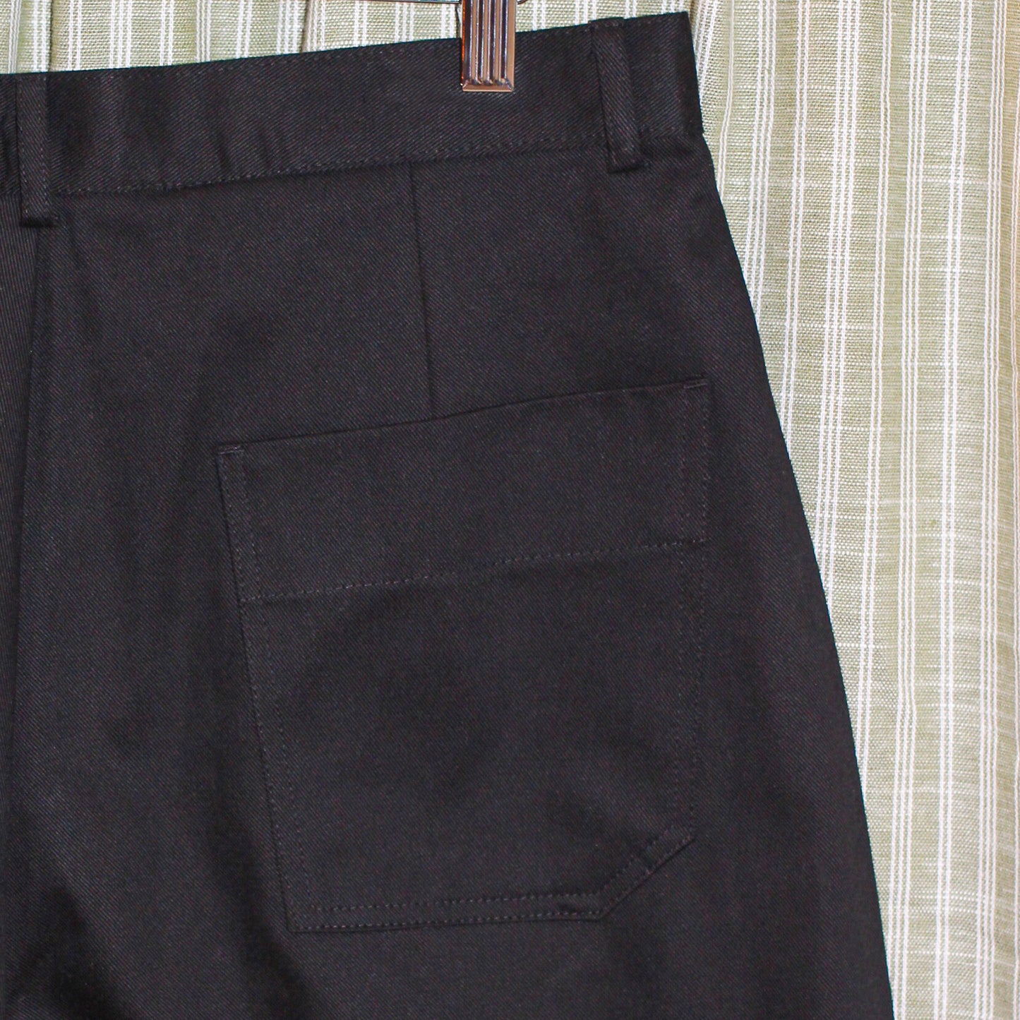 Pleated Bermuda Cotton Shorts