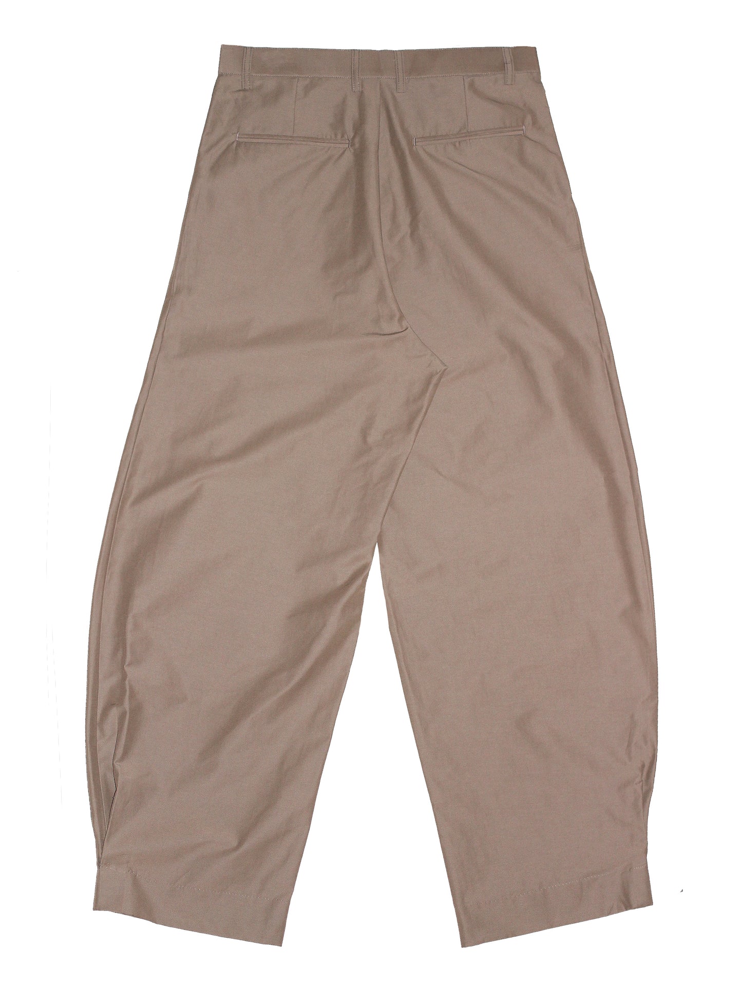 Pleated Baggy Barrel Slacks