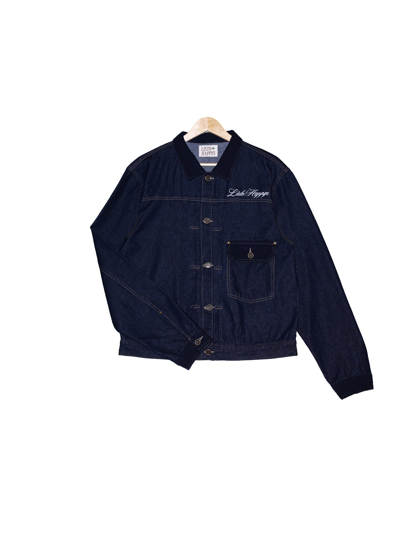 Listohappys Rigid Denim Trucker Jacket