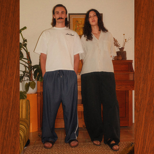 Cotton Barrel Pants
