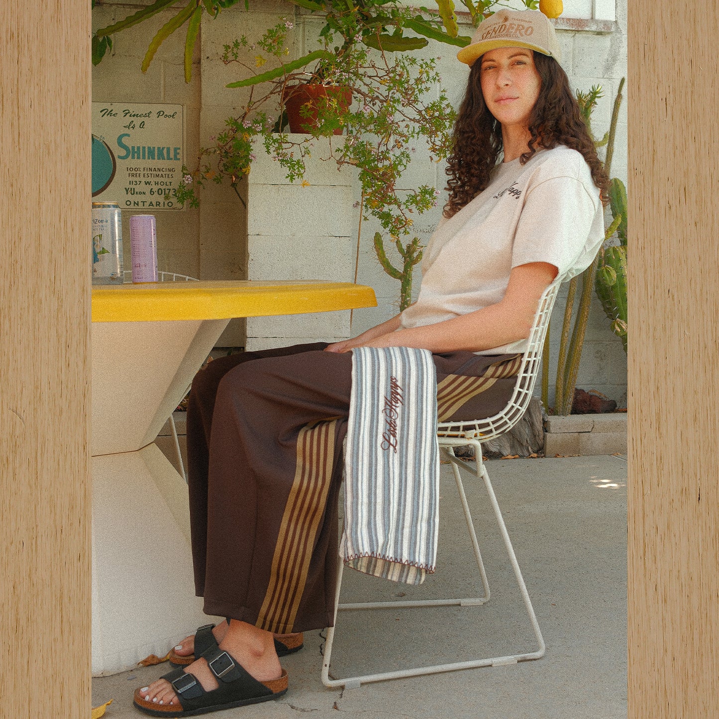 Stripe Tape Barrel Track Pants