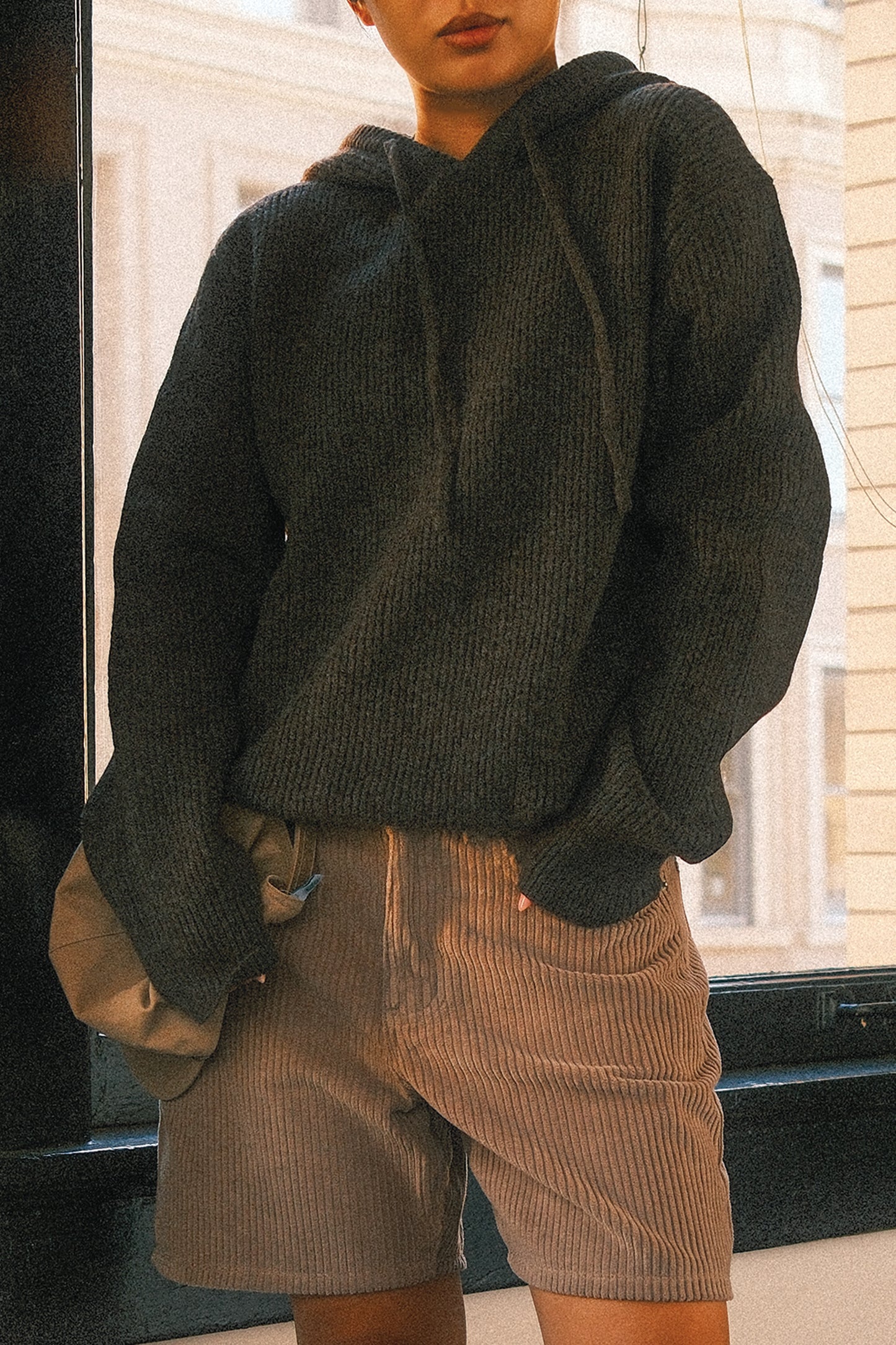 Heavyweight Sweater Hoodie (Brown)