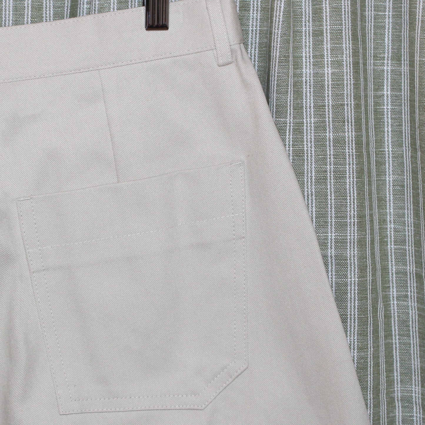 Pleated Bermuda Cotton Shorts