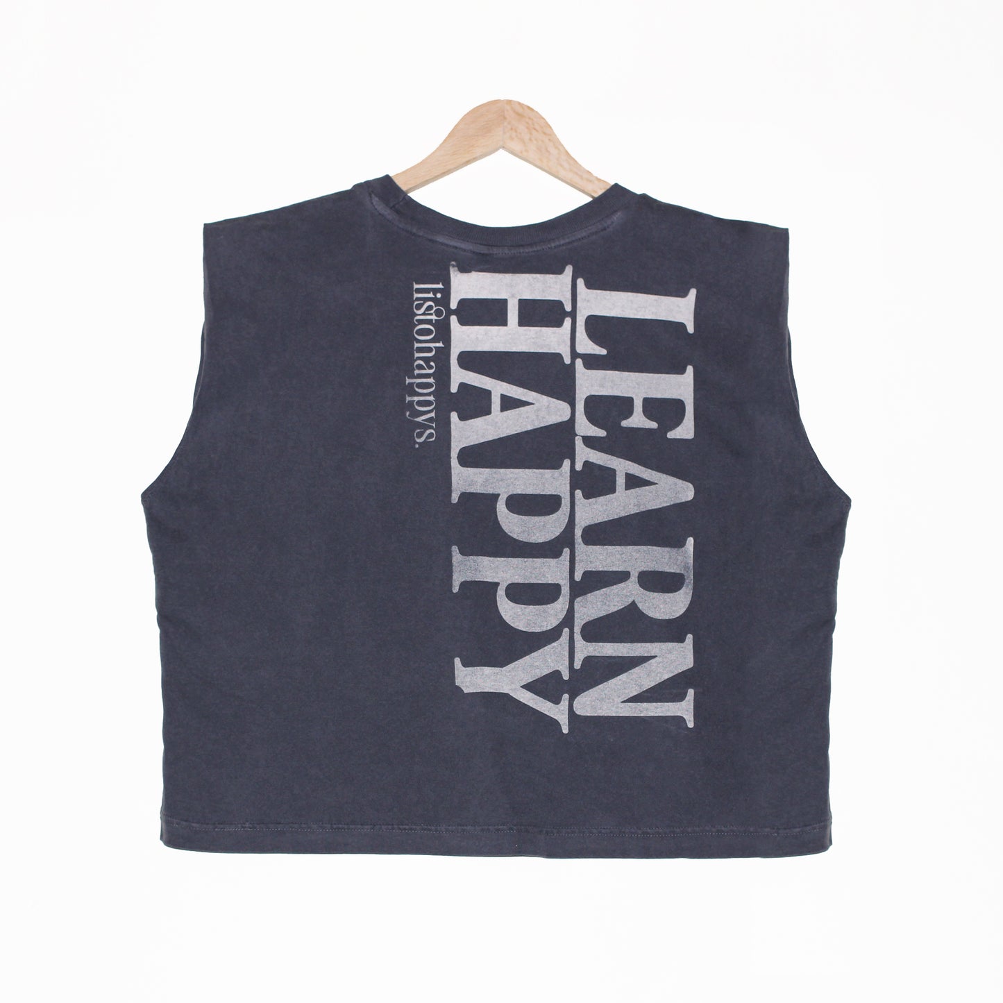 Earn & Learn Happy Cotton Muscle Tank