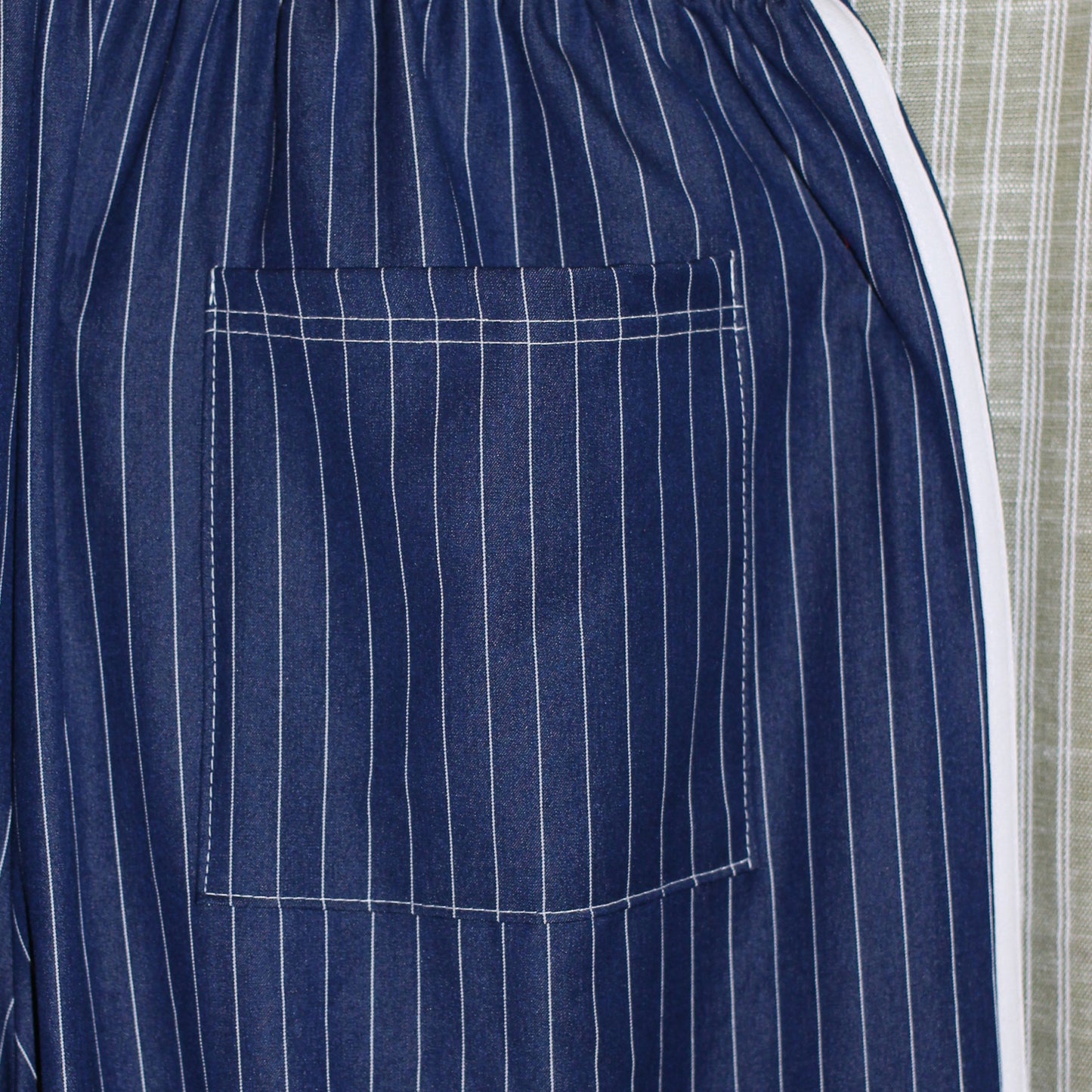 Striped Straight Leg Track Pants