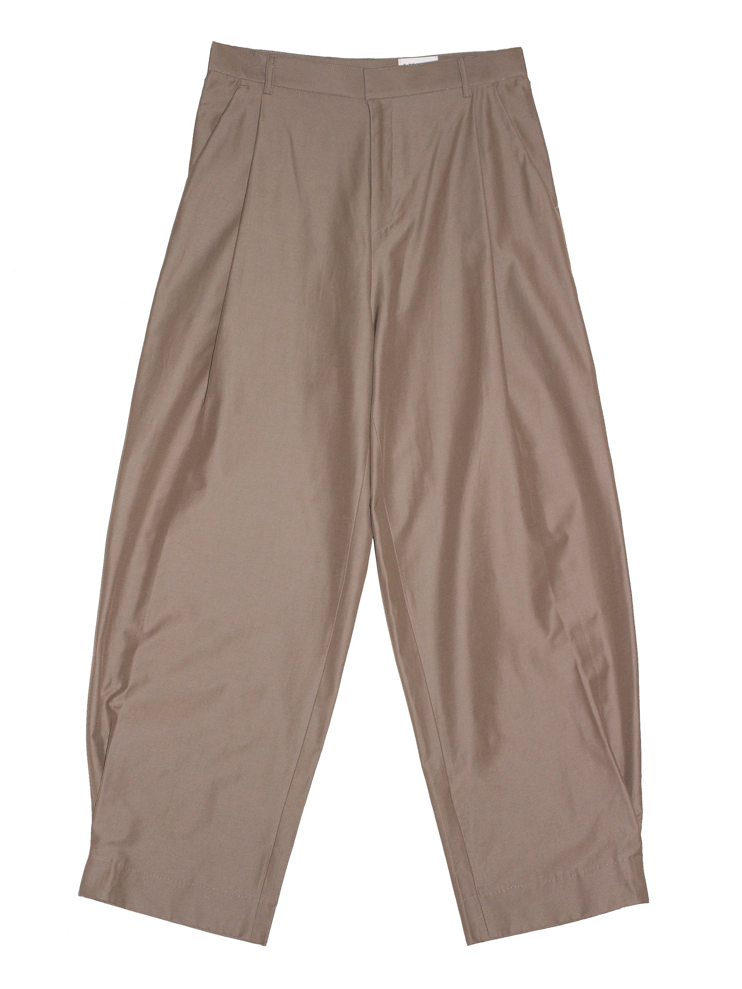 Pleated Baggy Barrel Slacks