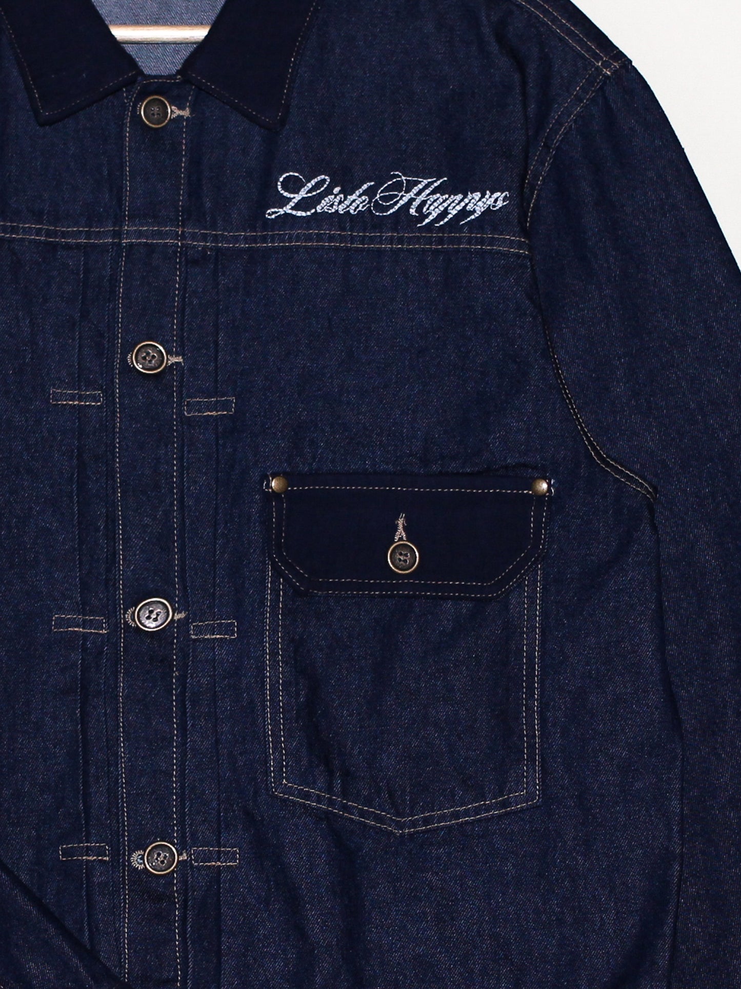 Listohappys Rigid Denim Trucker Jacket