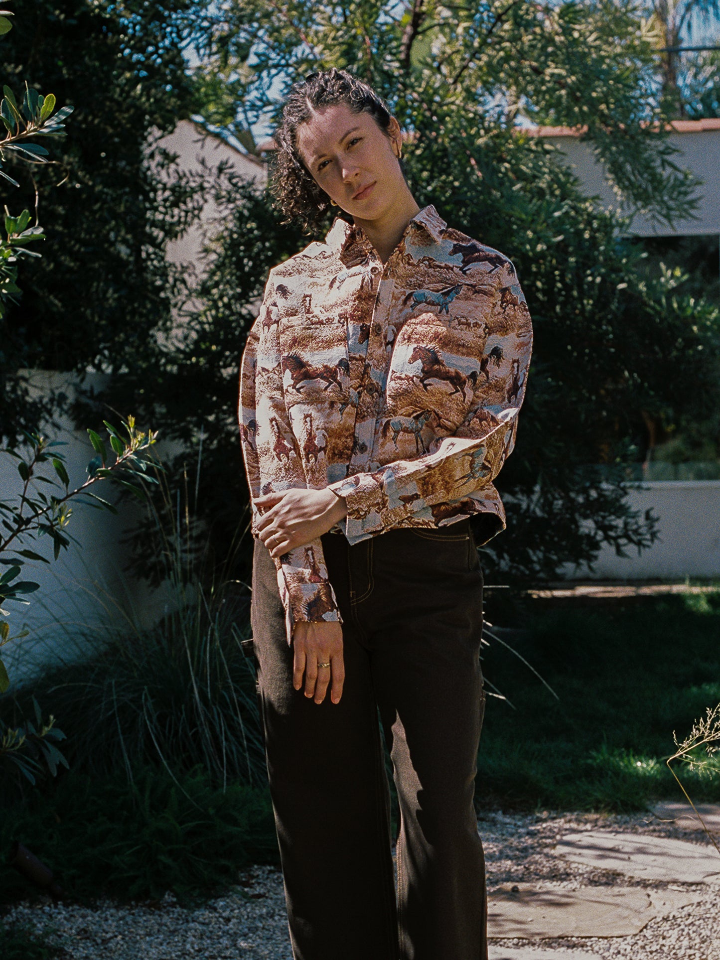 Field Jacquard Trucker Jacket