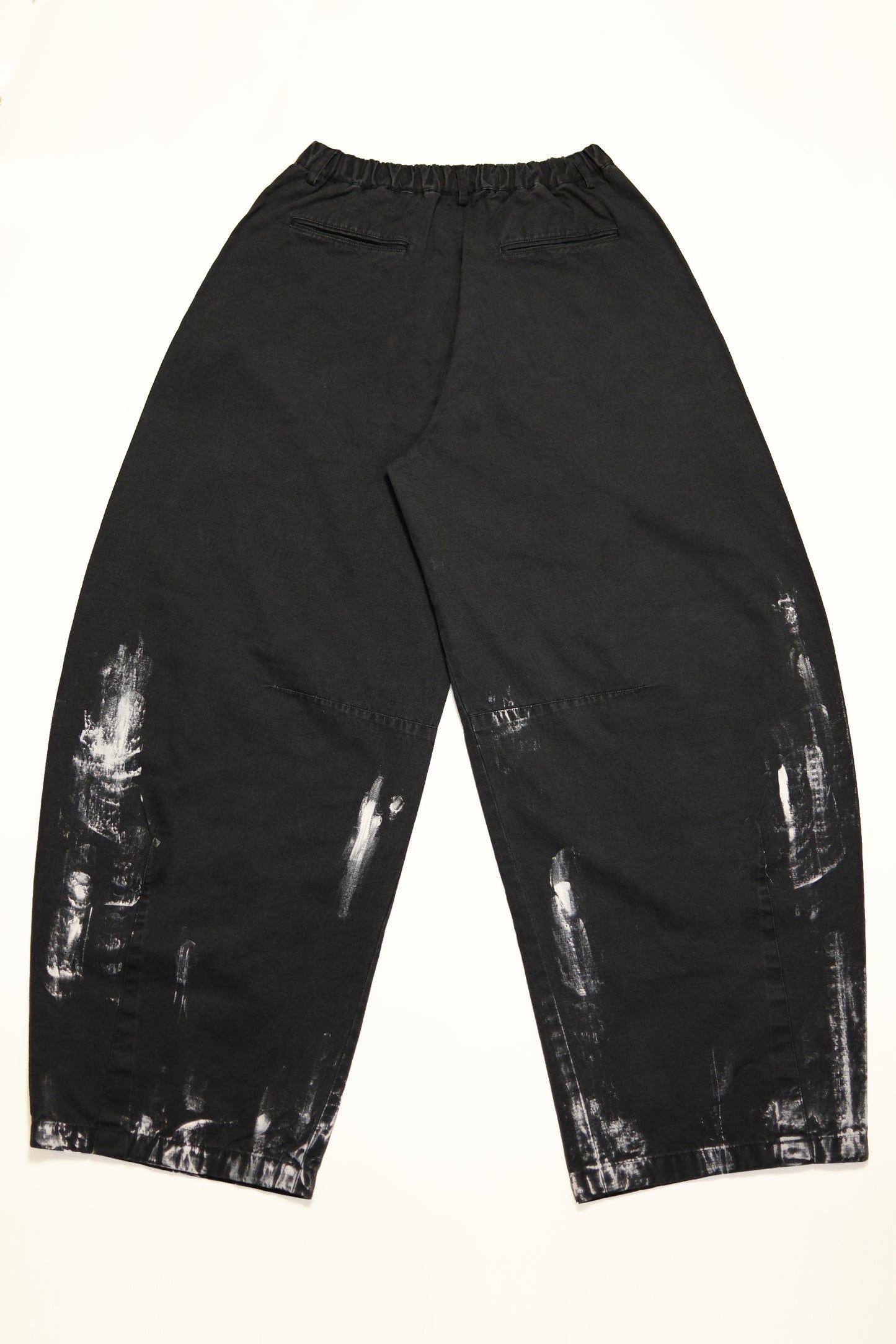 Paint Barrel Pants (Faded Black)