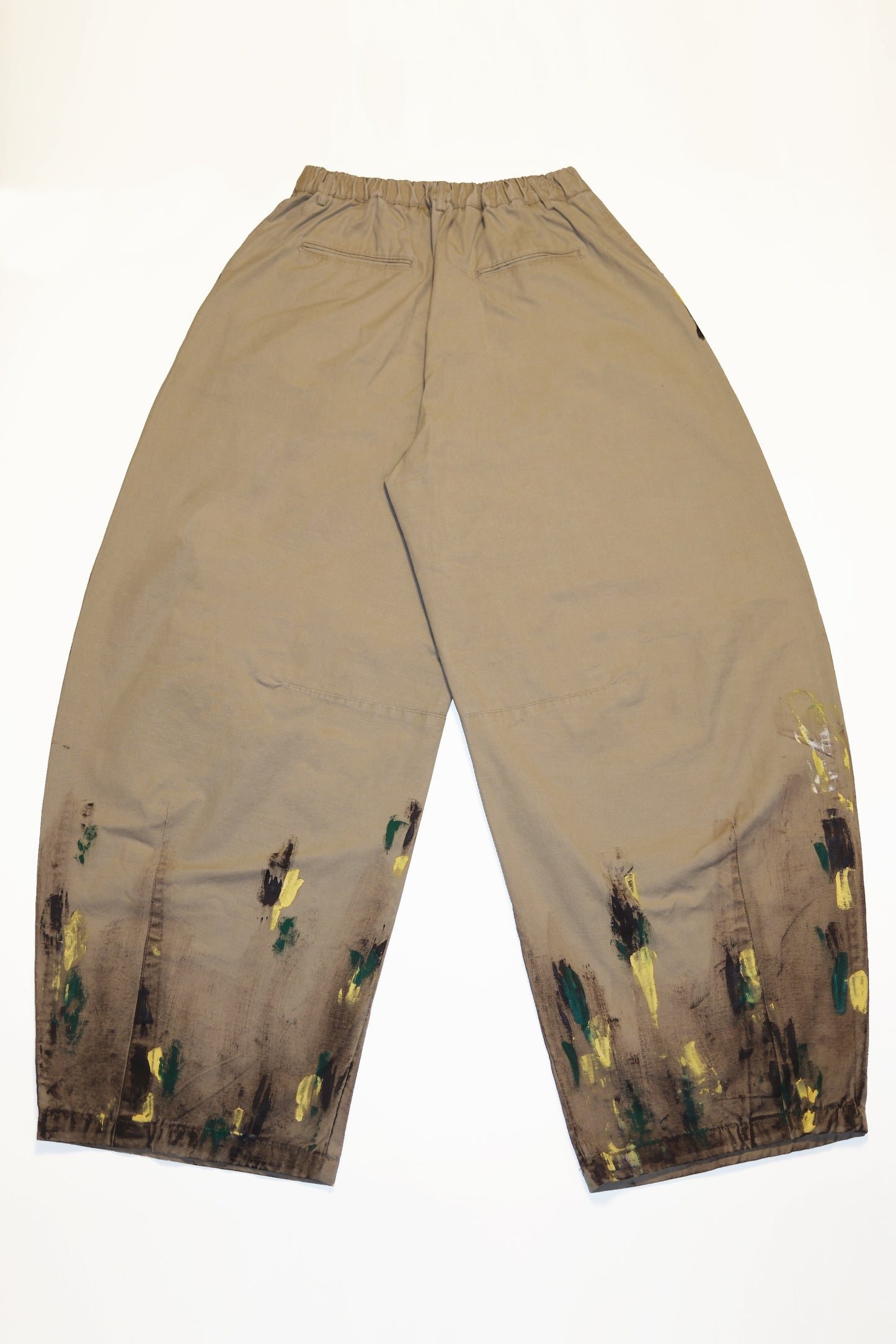 Paint Barrel Pants (Khaki)