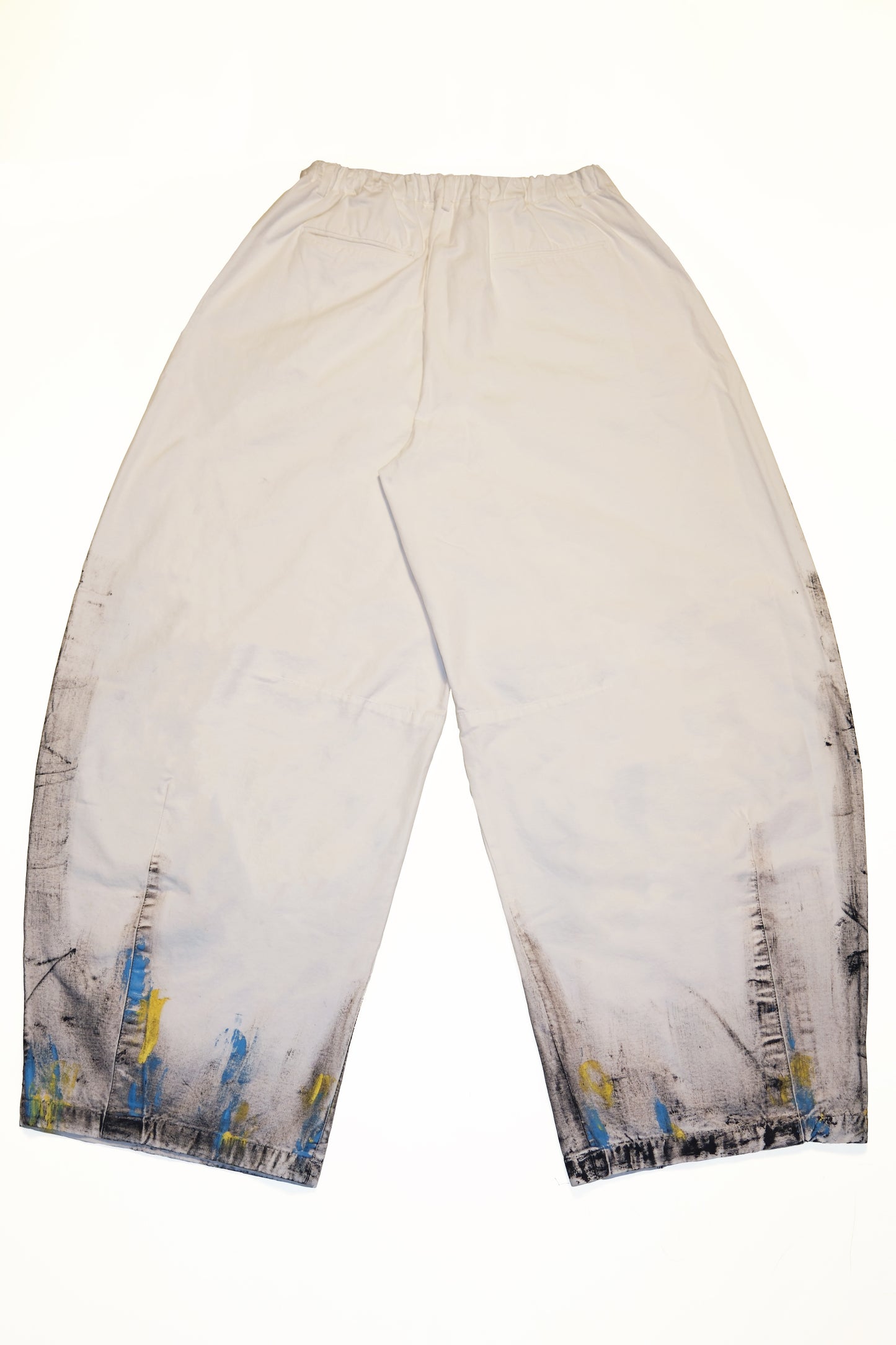 Paint Barrel Pants (Off-white)