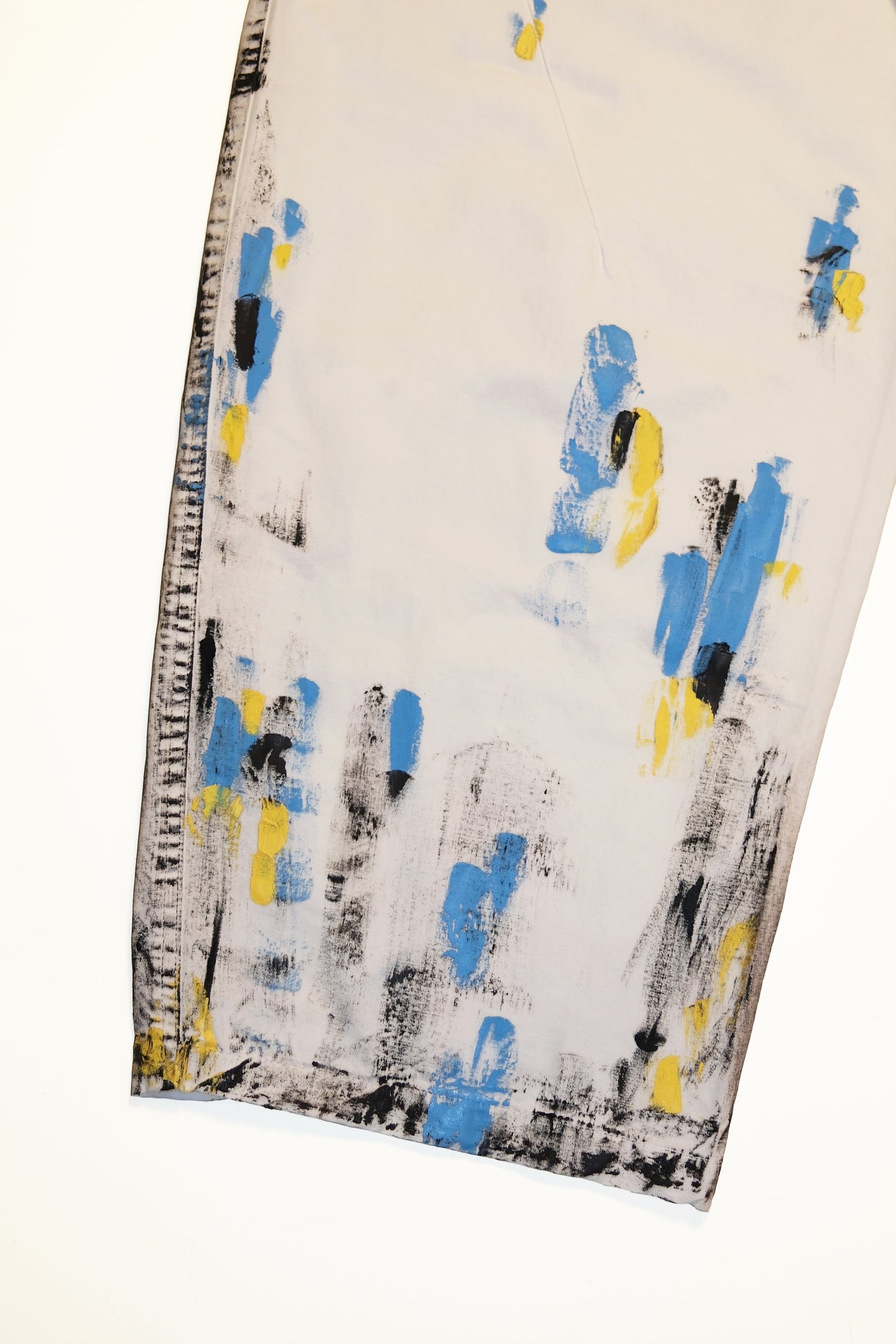 Paint Barrel Pants (Off-white)