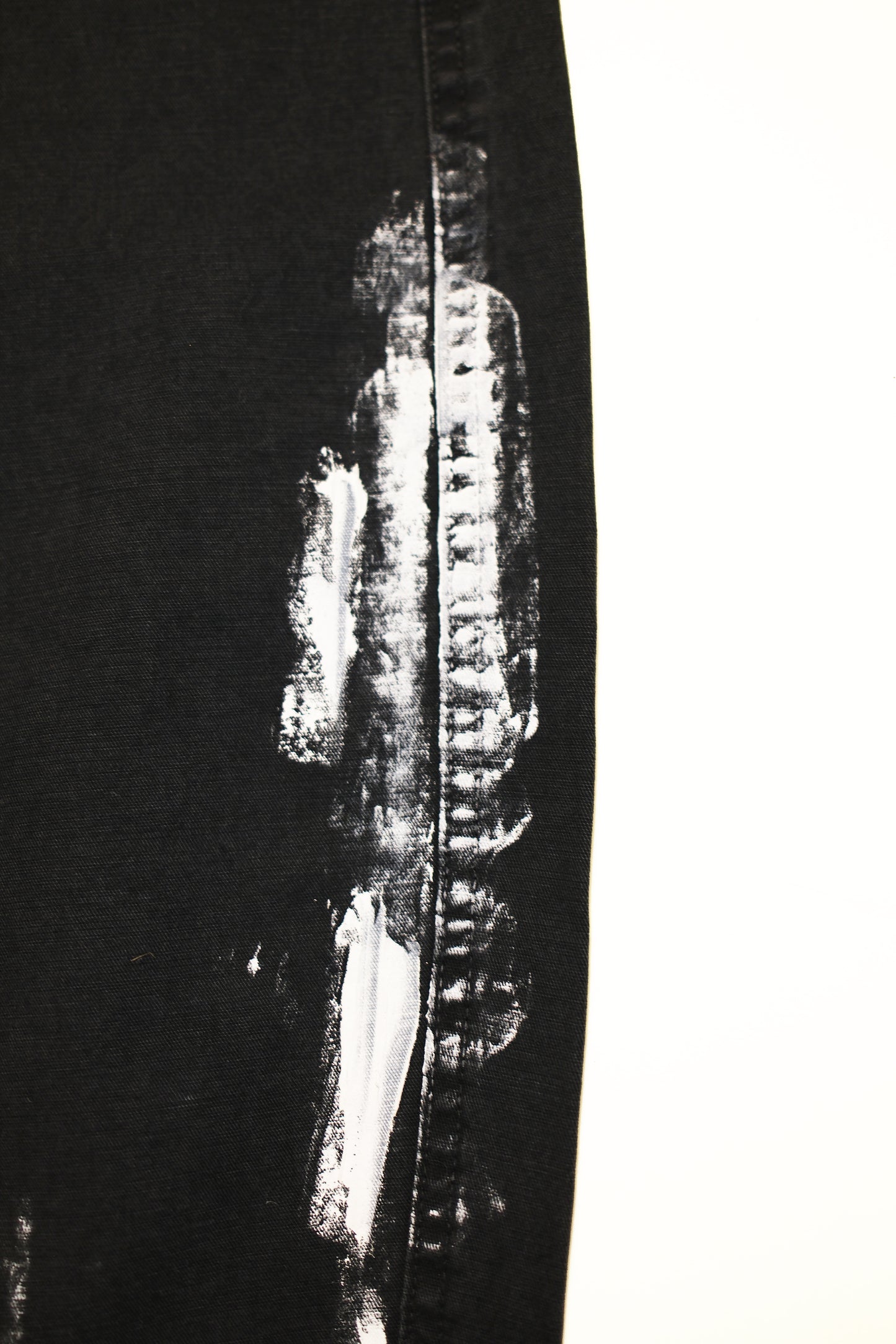 Paint Barrel Pants (Faded Black)