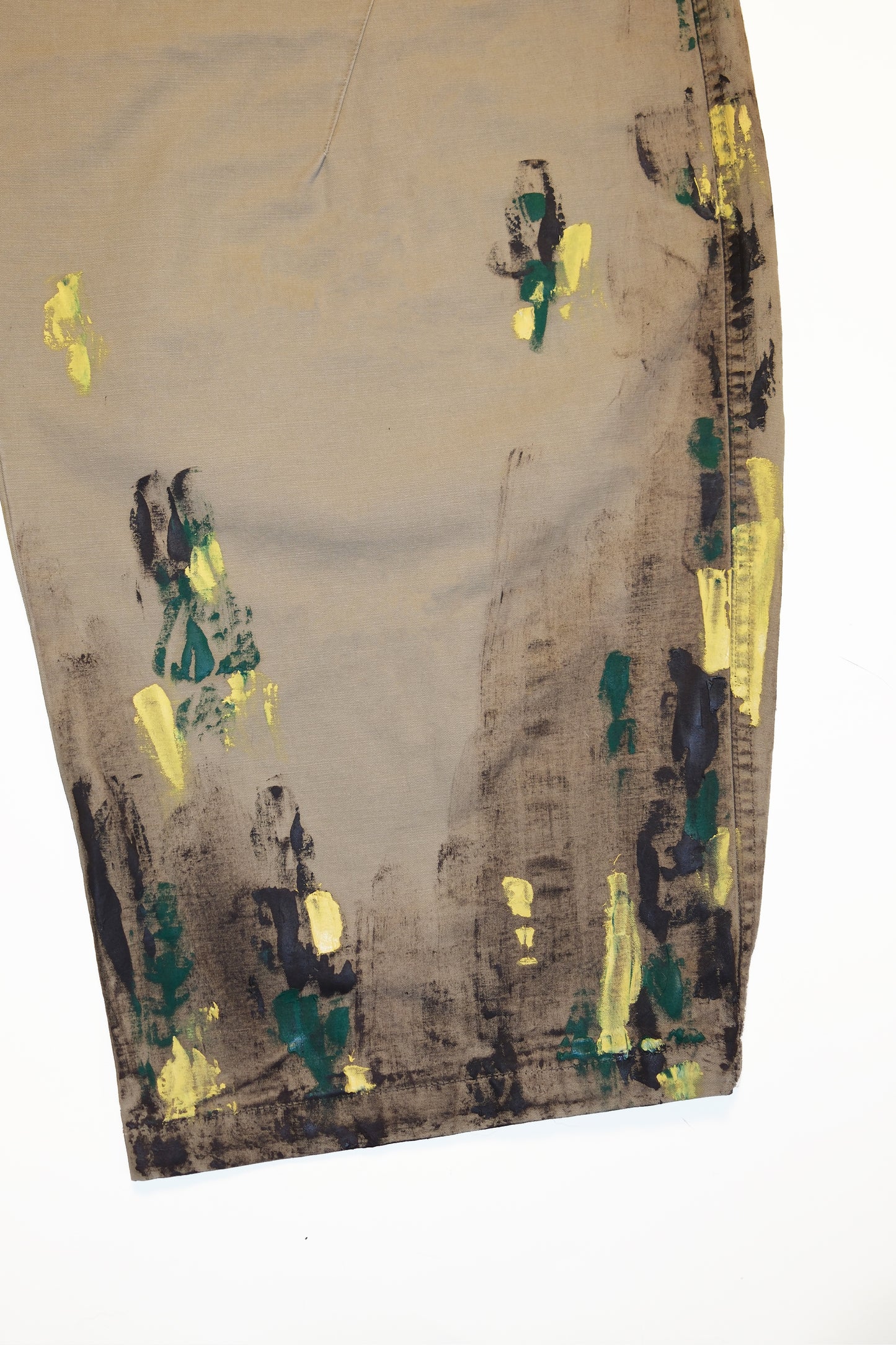 Paint Barrel Pants (Khaki)