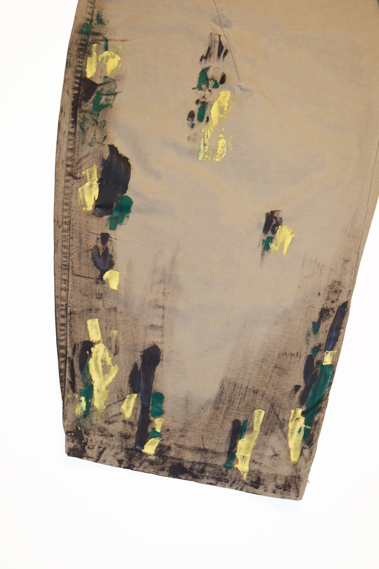 Paint Barrel Pants (Khaki)