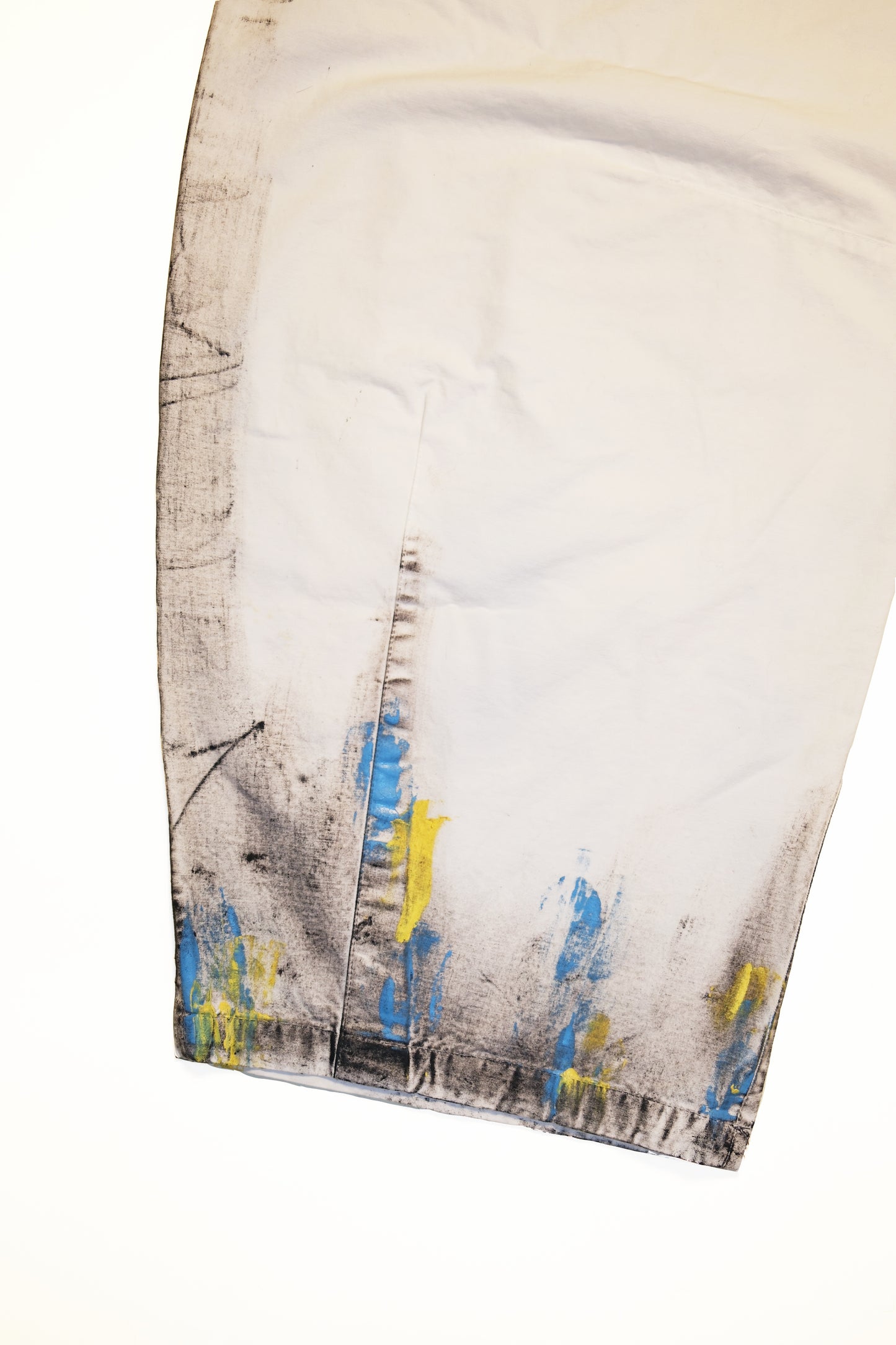 Paint Barrel Pants (Off-white)