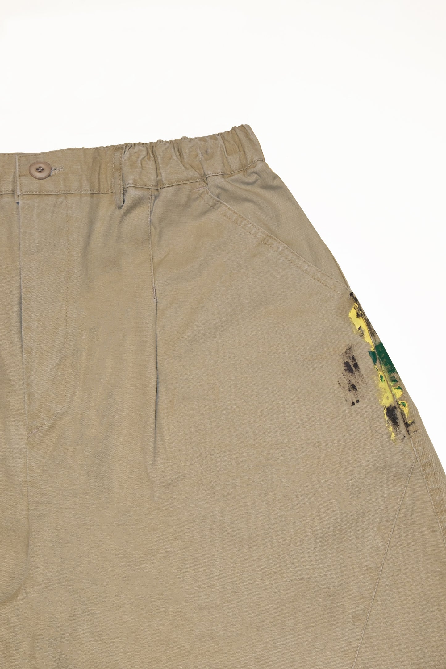 Paint Barrel Pants (Khaki)
